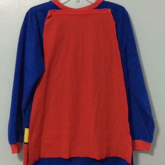 DC Comics New Adult Superman Costume Lounge Sz M - Picture 6 of 7